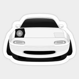 Miata white Sticker